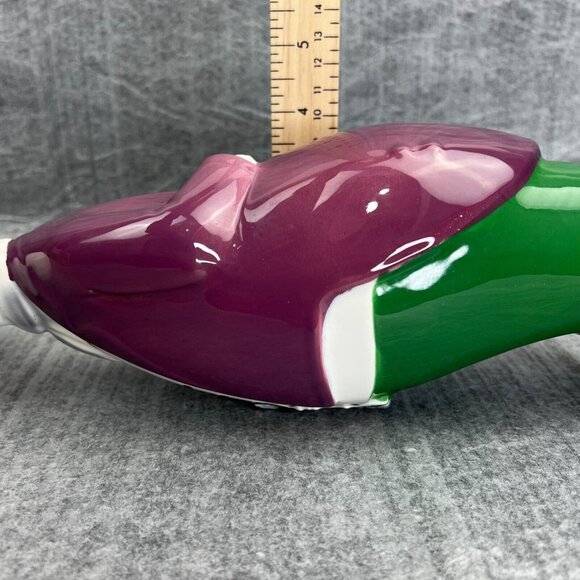 Vintage Mid Centuryโ Ceramic Wine Decanter Sommelier Man Japan - Picture 13 of 13